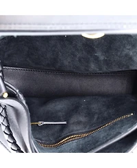 Pre-Owned Bottega Veneta Small Ciao Ciao Top Handle Bag Leather with Intrecciato Detail