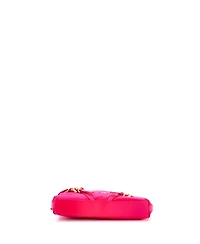 Pre-Owned Givenchy Mini Voyou Party Shoulder Bag Satin with Leather