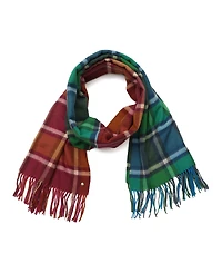 kate spade new york Women's Plaid Mix Yarn-Dyed Scarf