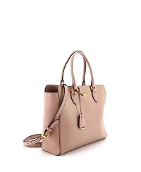 Pre-Owned Prada Medium Convertible Tote Saffiano with Soft Calf