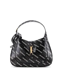 Pre-Owned Gucci Medium x Balenciaga The Hacker Project Jackie 1961 Hobo Printed Leather