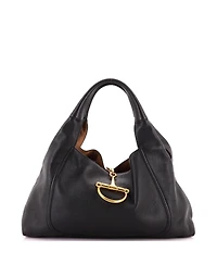Pre-Owned Gucci Maxi Softbit Hobo Leather