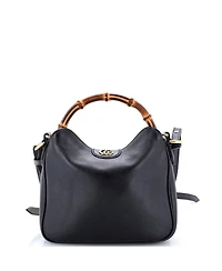 Pre-Owned Gucci Small Diana Nm Bamboo Shoulder Bag Leather