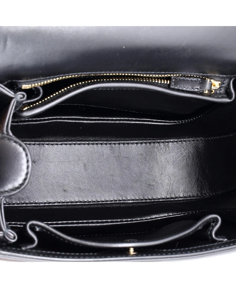 Pre-Owned Gucci Small Bamboo 1947 Top Handle Bag Leather
