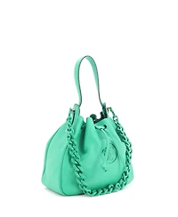 Pre-Owned Versace Large La Medusa Bucket Leather
