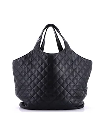 Pre-Owned Saint Laurent Maxi Icare Shopping Tote Quilted Leather