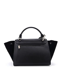 Pre-Owned Celine Small Tricolor Trapeze Bag Leather