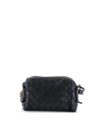 Pre-Owned Bottega Veneta Mini Concert Crossbody Pouch Intrecciato Nappa