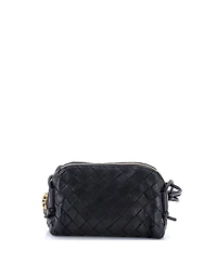 Pre-Owned Bottega Veneta Mini Concert Crossbody Pouch Intrecciato Nappa