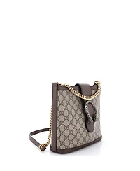 Pre-Owned Gucci Medium Dionysus Bucket Bag Gg Coated Canvas