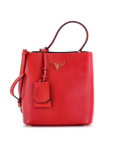 Pre-Owned Prada Medium Panier Bucket Bag Saffiano Leather
