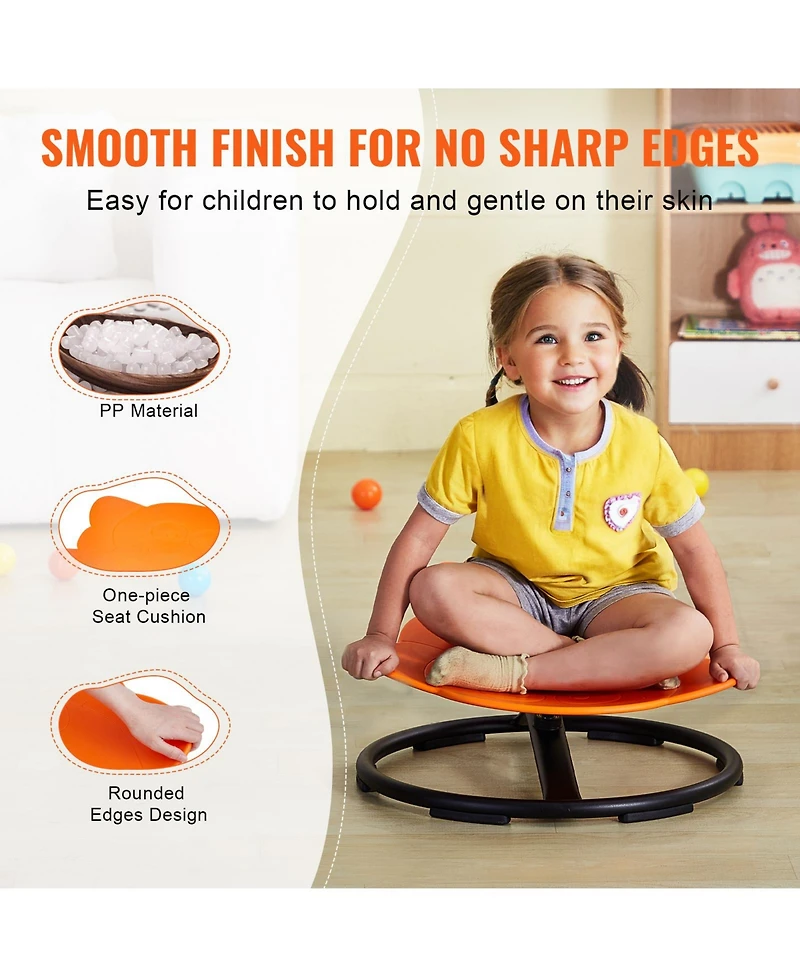 Hongge Kids Sensory Vestibular Spin Chair, Ages 3-12