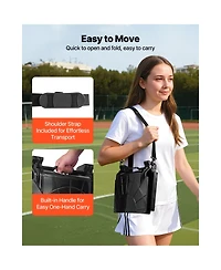 Hongge Lightweight Padded Folding Bleacher Seat with Shoulder Strap