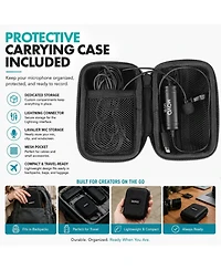 Movo LV1-di MFi Certified Lightning Omnidirectional Lavalier Microphone with 20-Foot Cable for iPhone and iPad