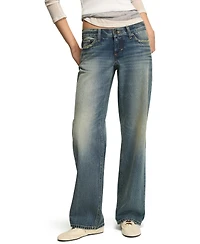 Lucky Brand Women's Ultra Low-Rise Baggy Jeans