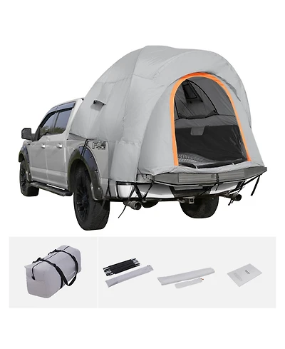 Hongge Double Layer Pickup Truck Bed Tent for 6.4 to 6.7 feet Beds