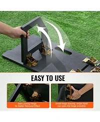 Hongge 45 x 13 in Hdpe Soccer Rebounder Board with Laser Target
