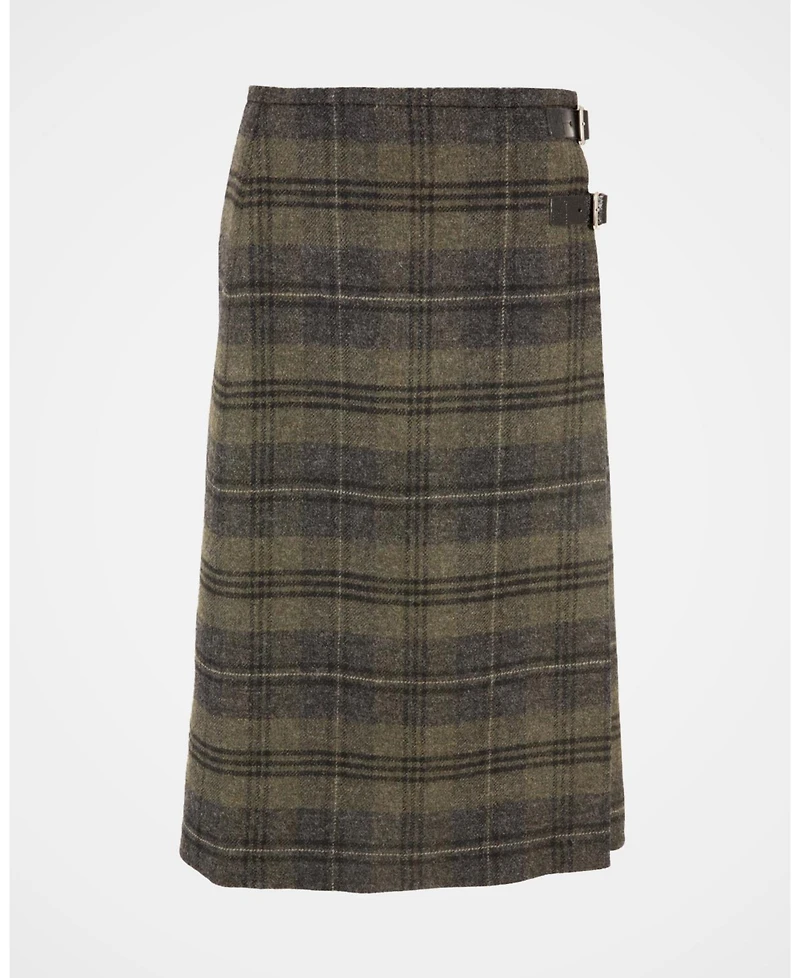Celtic & Co. Women's Midi Celt Kilt Plaid Skirt