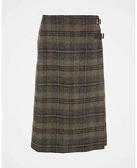 Celtic & Co. Women's Midi Celt Kilt Plaid Skirt