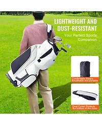 Hongge 36 in Nylon Golf Cart Bag with 14-Way Organizer Divider Top