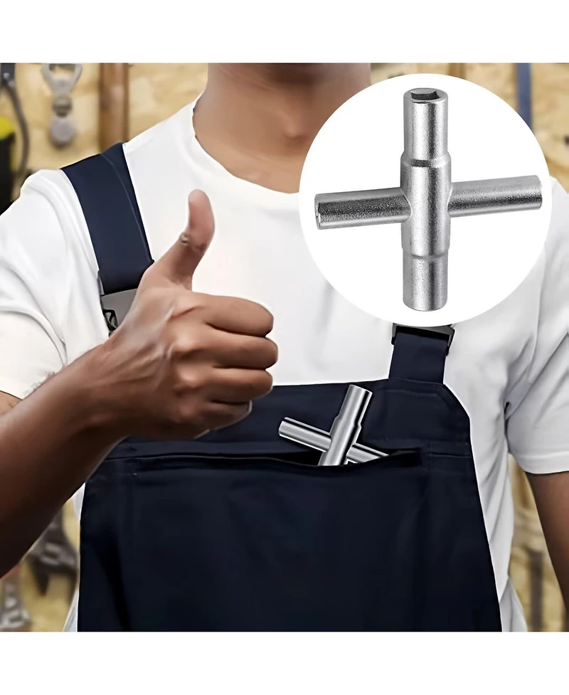 Xdovet Sillcock Key Faucet Wrench Hydrant Tool 4 Pack