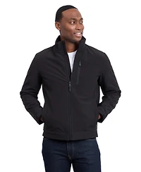 Calvin Klein Men's Sherpa Lined Softshell Stand Collar Jacket