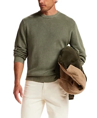 Weatherproof Vintage Men's Rib Knit Stonewash Sweater