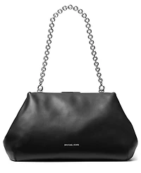 Michael Michael Kors Goldie Large Cloud Frame Clutch Handbag