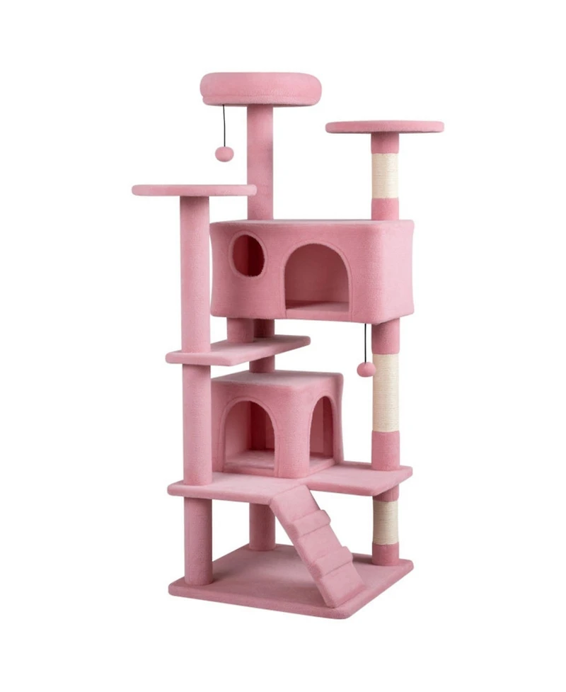 Sugift 52 in Tall Cat Tree Tower for Indoor Cats