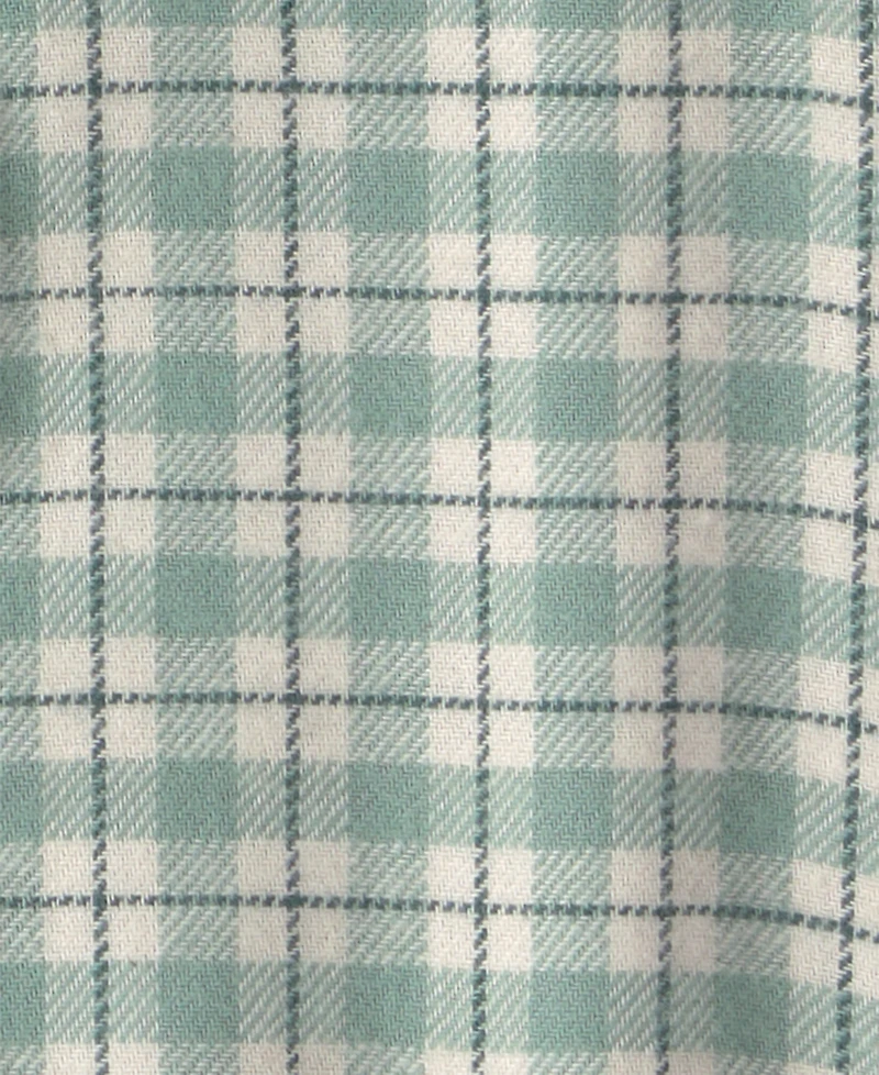 Carter's Baby Boys' Plaid Flannel Long-Sleeve Shirt and Denim Pants, 2-Piece Set