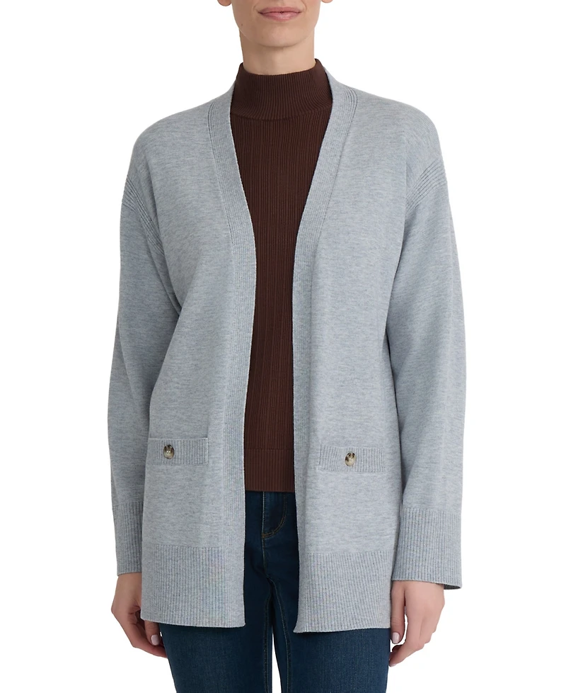 Jones New York Women's Long-Sleeve Side Slit Cardigan