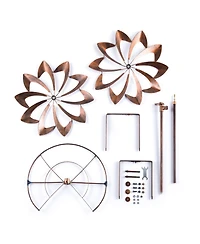 Evergreen 75" Blades Hydro Wind Spinner Garden and Yard Decor