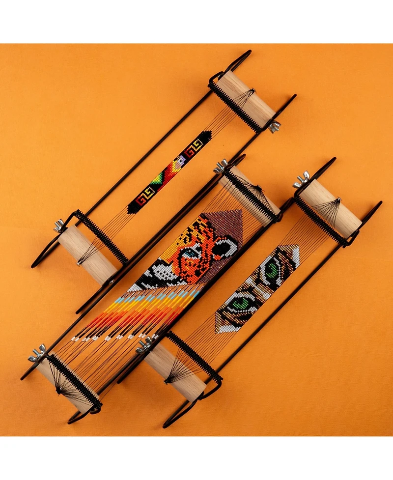 John Bead Light-Weight Metal Bead Loom Kit for Jewelry Making Bead Weaving