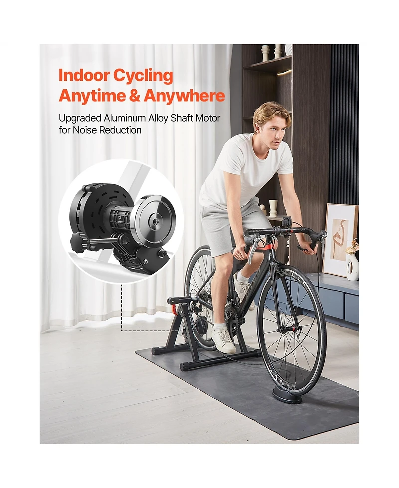 Hongge Six Level Magnetic Bike Trainer Stand for Indoor Cycling