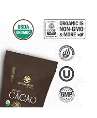 Sunwarrior Cacao Powder, Unsweetened Raw Cocoa for Baking and Smoothies, Non Gmo, 455 Gram