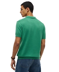 Tommy Hilfiger Men's Essential Cotton Johhny Collar Polo Shirt