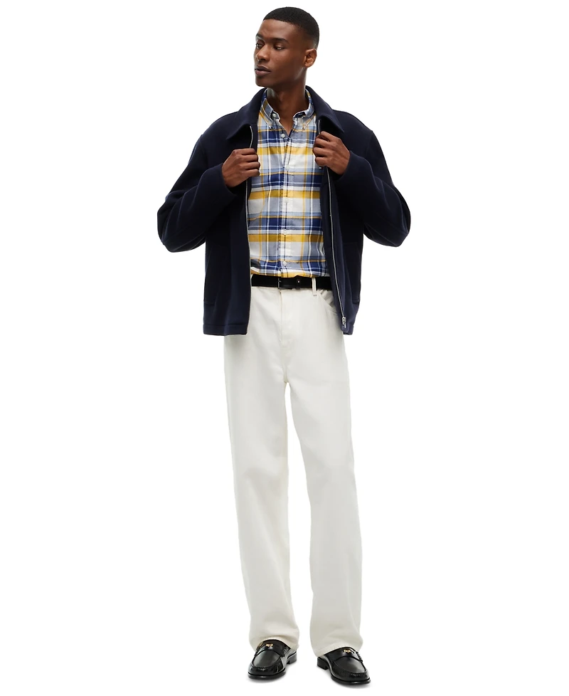 Tommy Hilfiger Men's Twill Big Check Regular-Fit Shirt