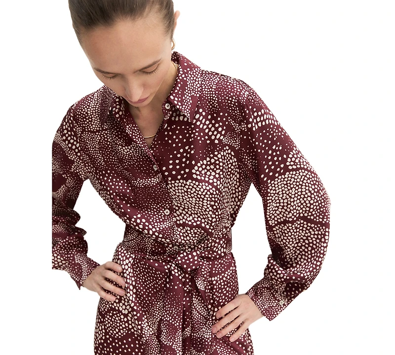 Emme Marella Women's Emmalarico Printed Twill Shirt-Dress