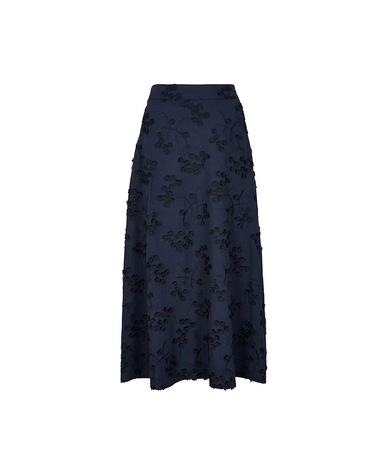 Apricot Women's Dandellion Embroidered Skirt