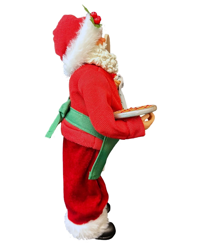 Santa's Workshop 12" Pizza Guy Santa