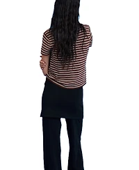 Mango Women's Short-Sleeved Ribbed Sweater