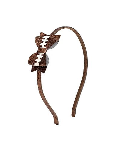 Sweet Wink Little and Big Girls Game Day Glitter Bow Headband