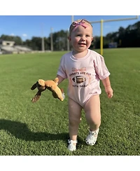 Sweet Wink Baby Girls (0-18) Sundays Are For Football Short Sleeve Romper