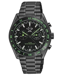 GV2 by Gevril Men's Swiss Made Freccia Swiss Quartz Ip Stainless Steel Bracelet Watch