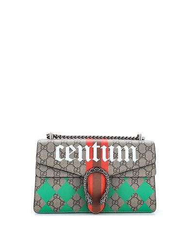 Pre-Owned Gucci Small Dionysus Bag Printed Gg Coated Canvas