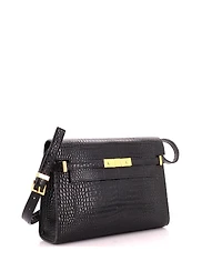 Pre-Owned Saint Laurent Medium Manhattan Shoulder Bag Embossed Leather