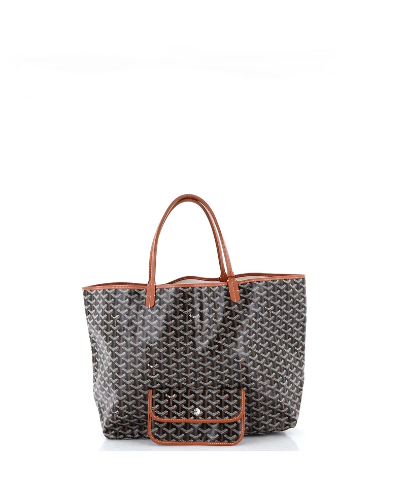 Pre-Owned Goyard Gm Saint Louis Tote Claire Voie Coated Canvas
