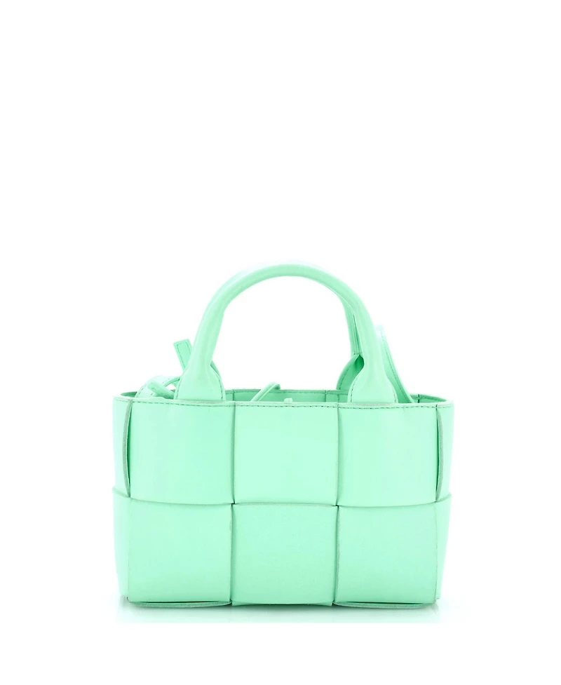 Pre-Owned Bottega Veneta Candy Arco Tote Maxi Intrecciato Leather