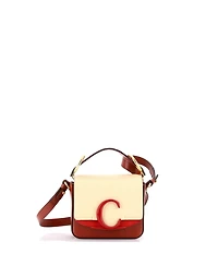 Pre-Owned Chloe Mini C Flap Bag Leather