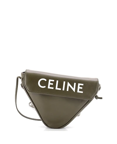 Pre-Owned Celine Small Triangle Bag Leather